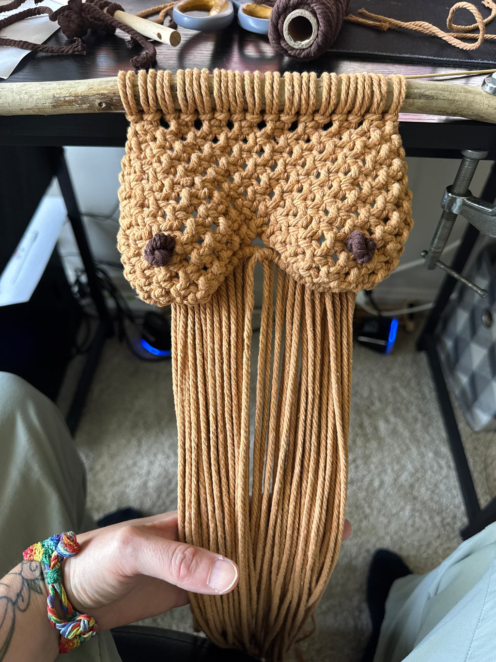 Macrame boobs